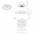 Metal Hub package for HBL960-990, HBL665/669, HV777/A+, DS9910, HV9930 2set/pack