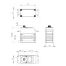 3x HV9767 und 1x HBL990 HV Digital Servo combo